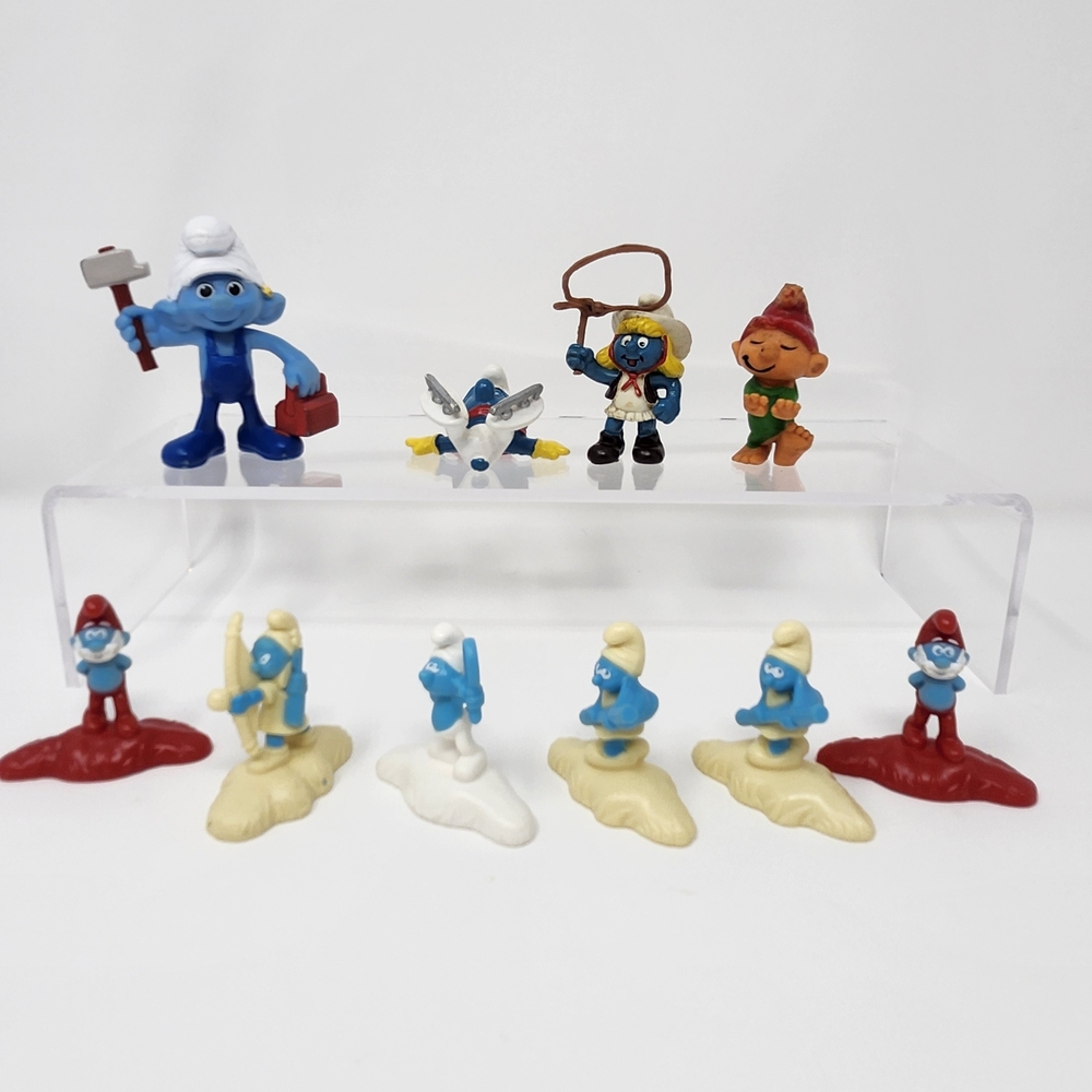 Smurfs Figurine Set Vintage & Modern